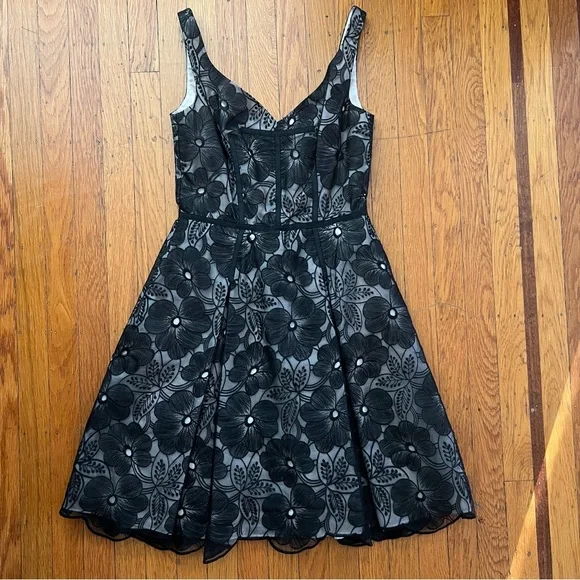 vintage embroidered cocktail dress 1920s Embroidered Satin Vintage Flapper Wedding Dress main image 0